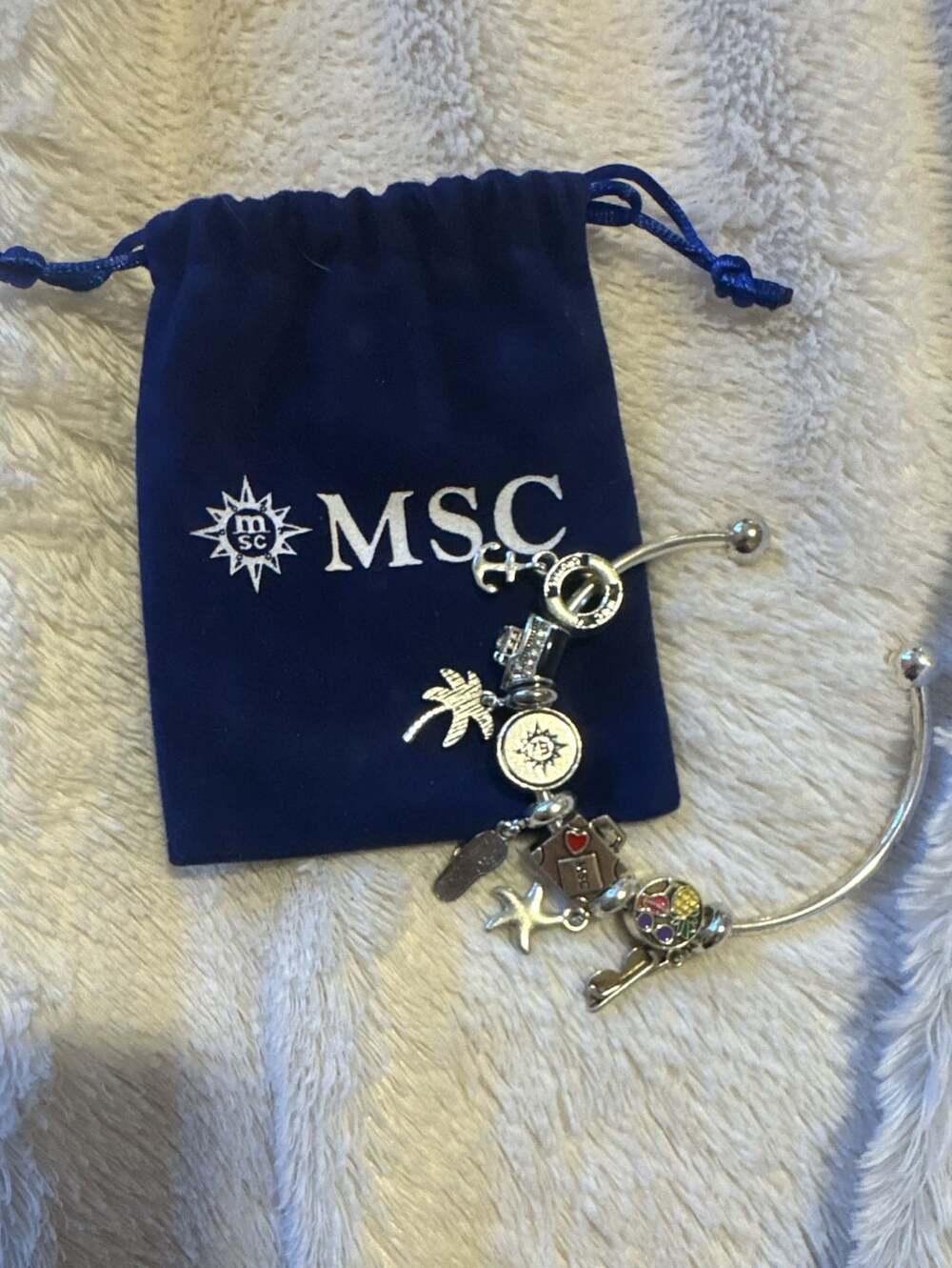 MSC Cruises Charm Bracelet with Pouch